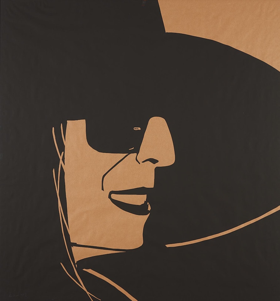 Large Black Hat Ada 2 by Alex Katz