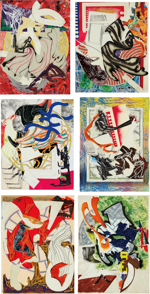 Waves II: six prints by Frank Stella