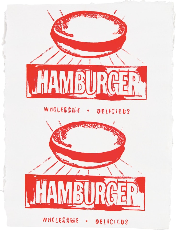 Hamburger (Double) by Andy Warhol