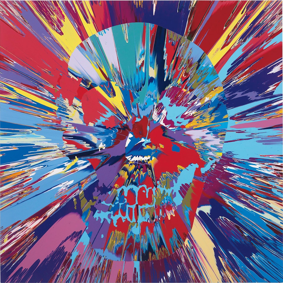 Beautiful Mider Intense Cathartic Painting (with Extra Inner Beauty) by Damien Hirst