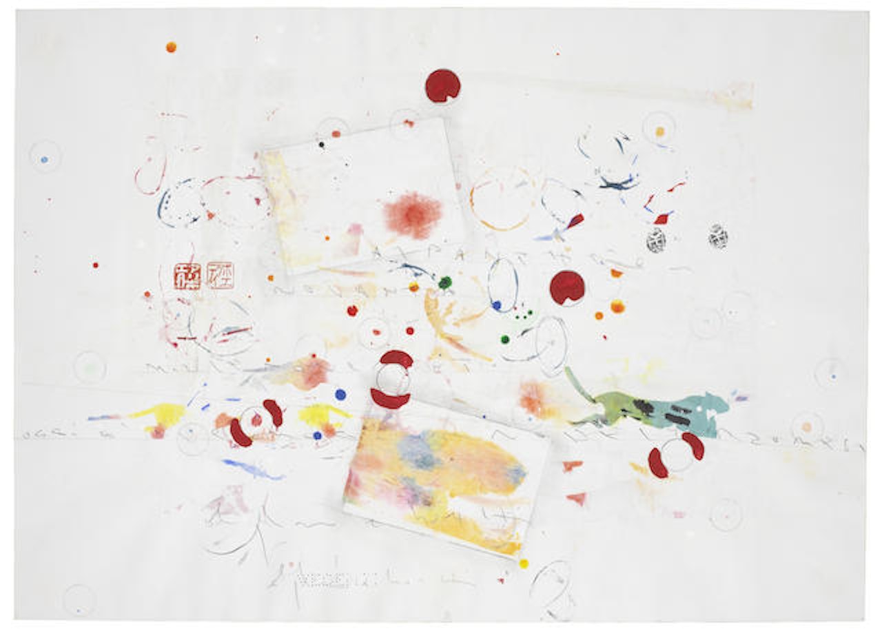 Senza titolo (Oggi è il primo giorno del terzo mese millenovecentonovanta al Pantheon) 1990 by Alighiero Boetti