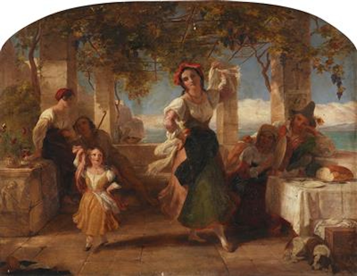 The Tarantella by Thomas Uwins