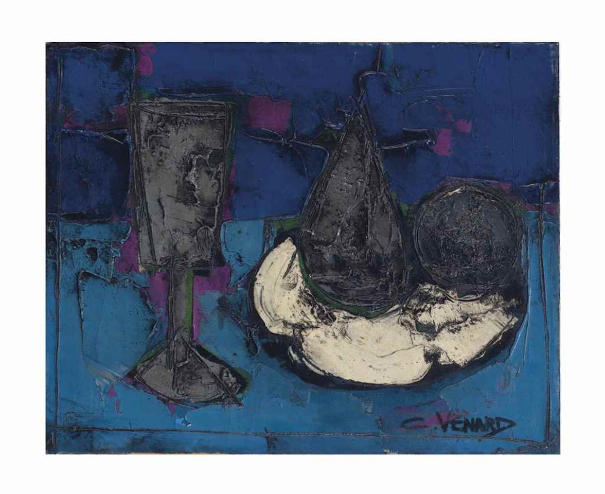 Pears and Glass by Claude Venard