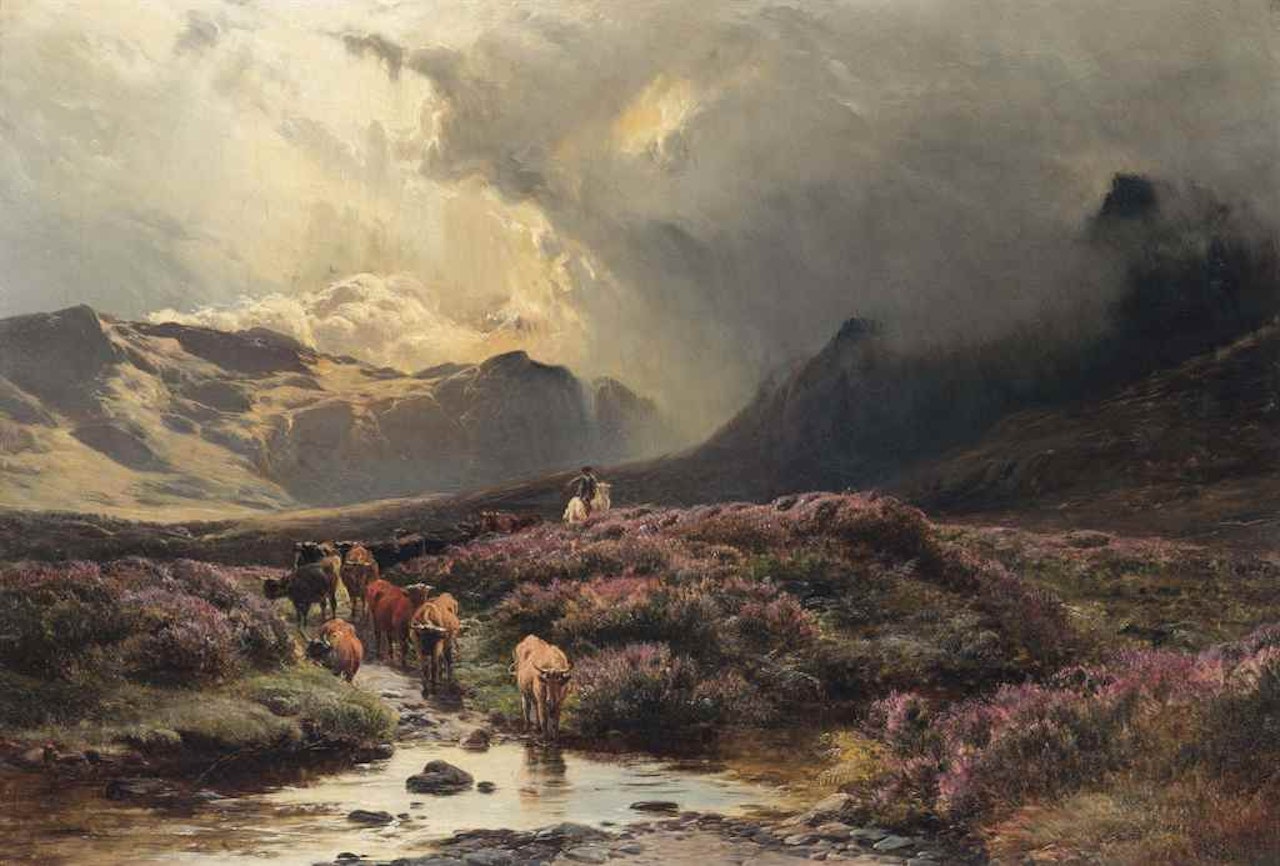 The incoming storm, Glencoe by Sidney Richard Percy