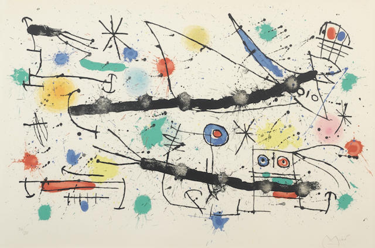 The Large Garden by Joan Miró
