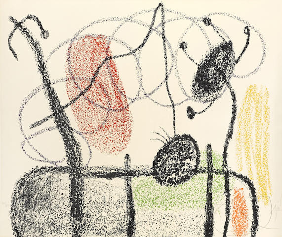 Plate 19, from Album 21 by Joan Miró