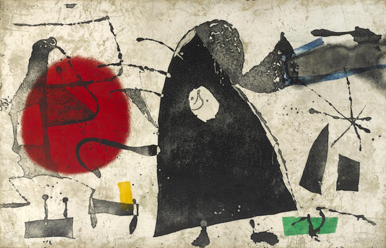 Els Gossos II by Joan Miró
