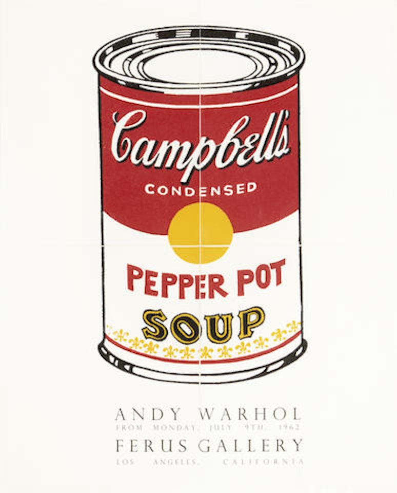 Pepper Pot (Ferus Gallery Invitation) by After Andy Warhol