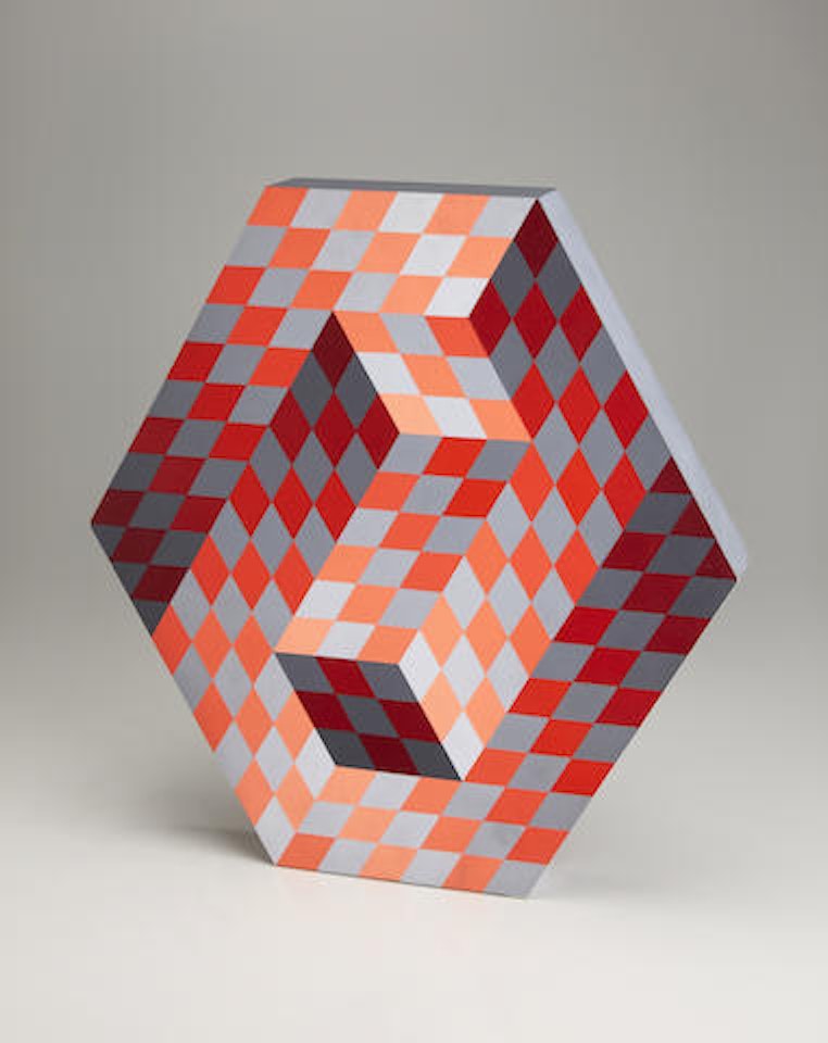 Gestalt-AJ (Double-sided) by Victor Vasarely