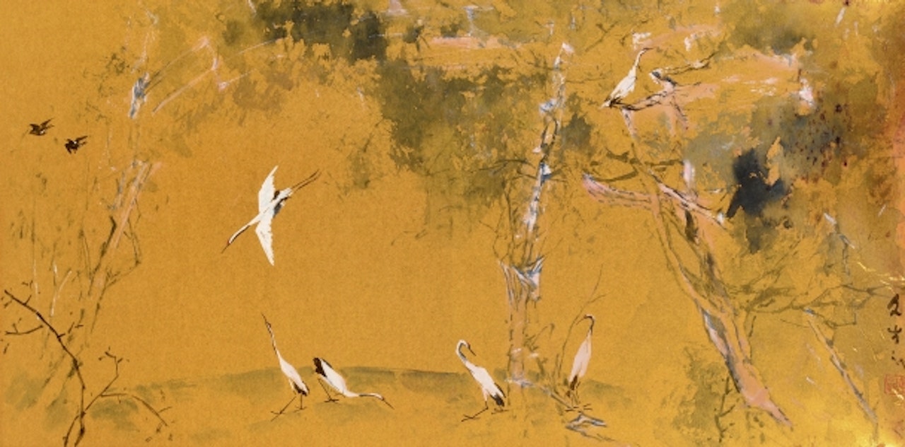 Crane by Chen Wen Hsi