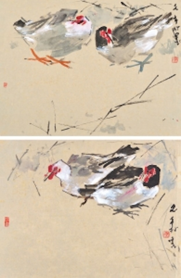 Chickens by Chen Wen Hsi