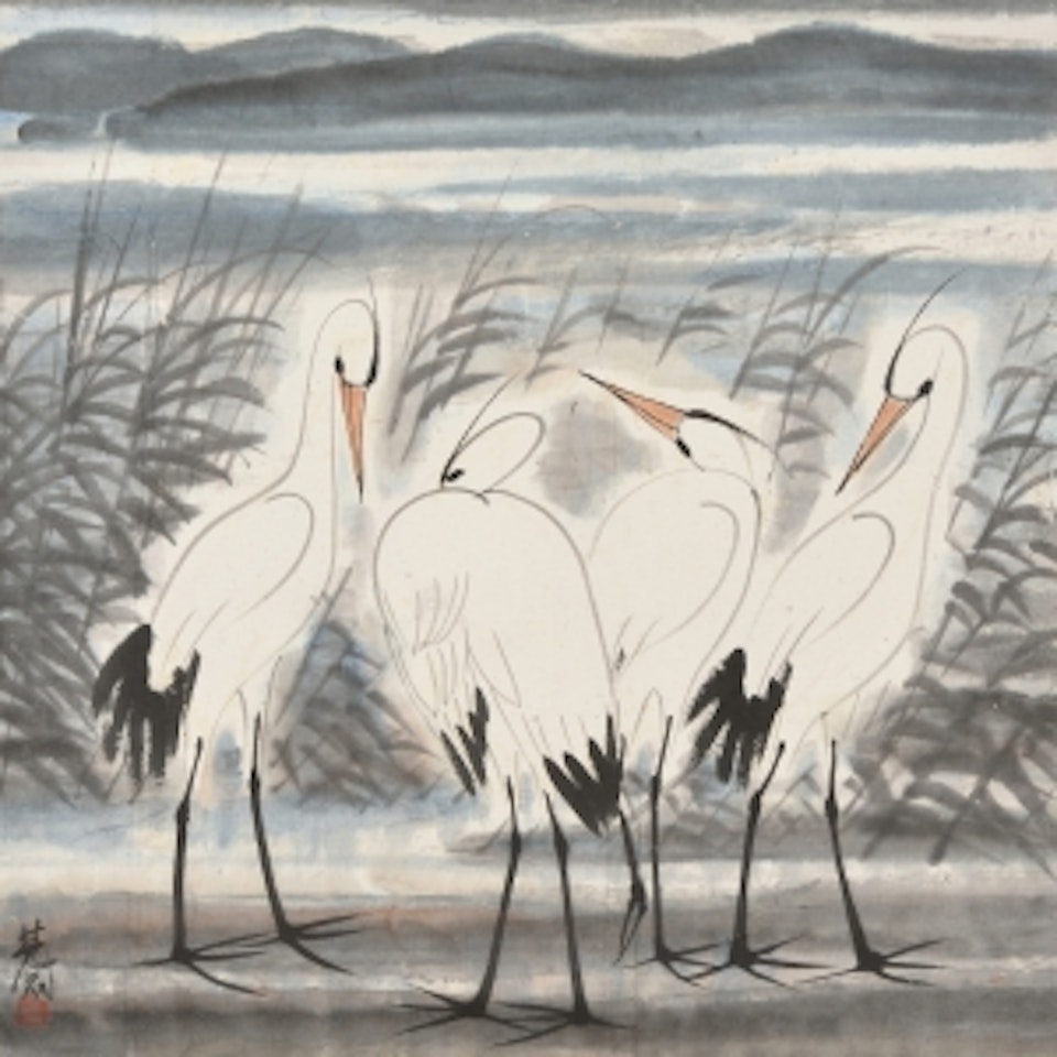 EGRETS by Lin Fengmian