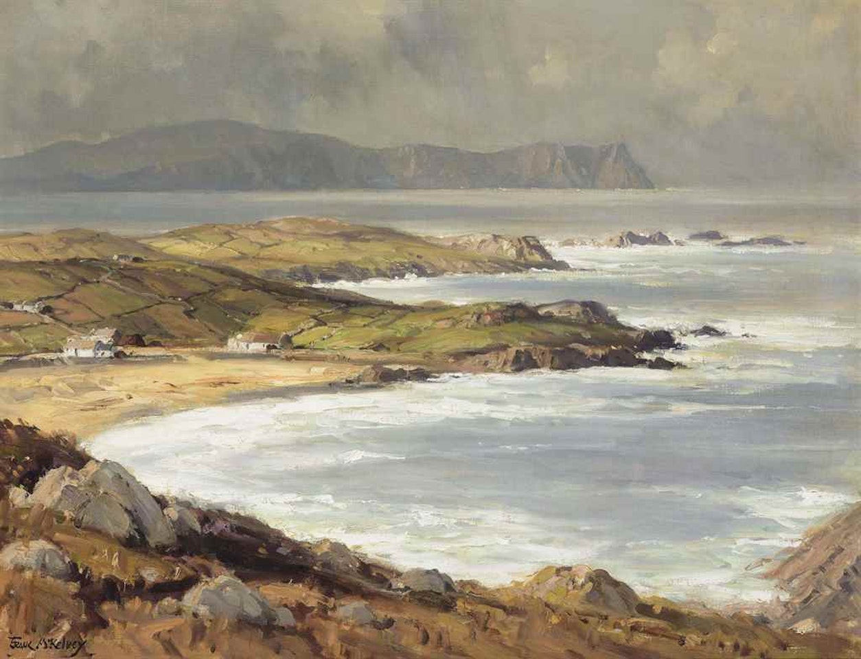 Coastal scene, County Donegal by Frank Mckelvey