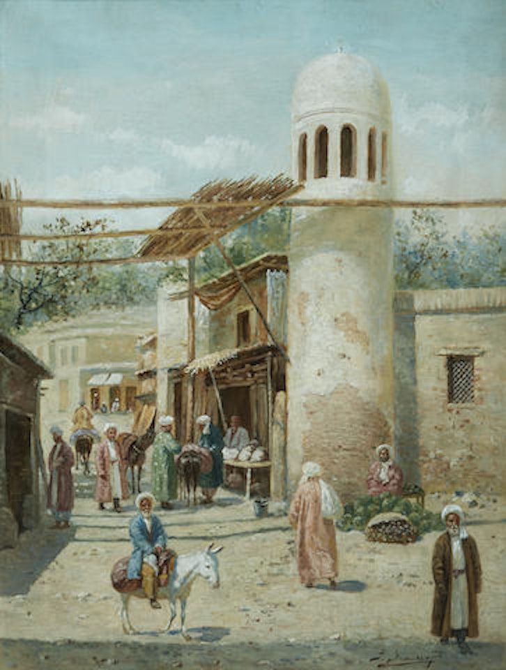 Market square by Richard Karlovich Zommer