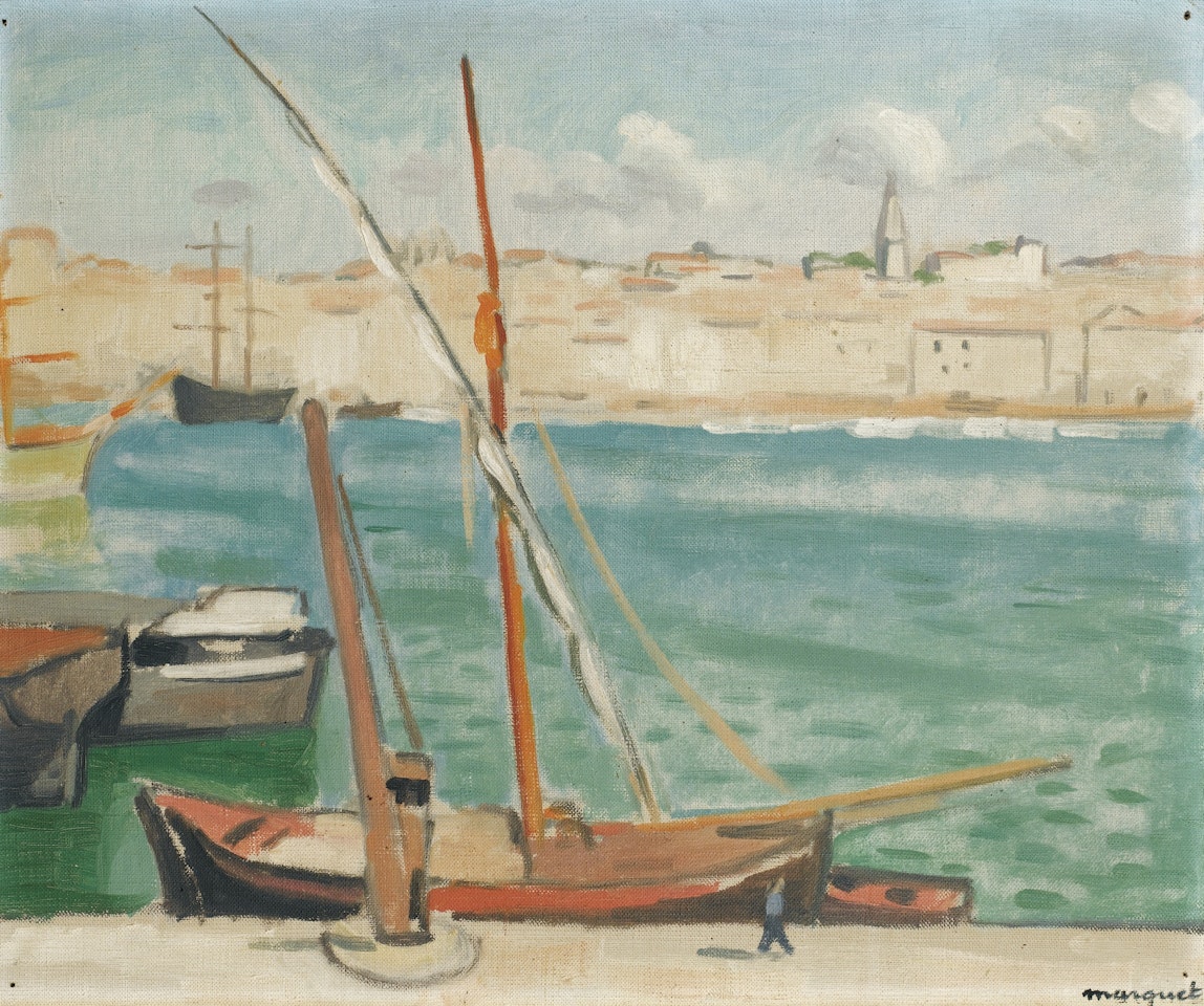 MARSEILLE, LE QUAI DE RIVE-NEUVE by Albert Marquet