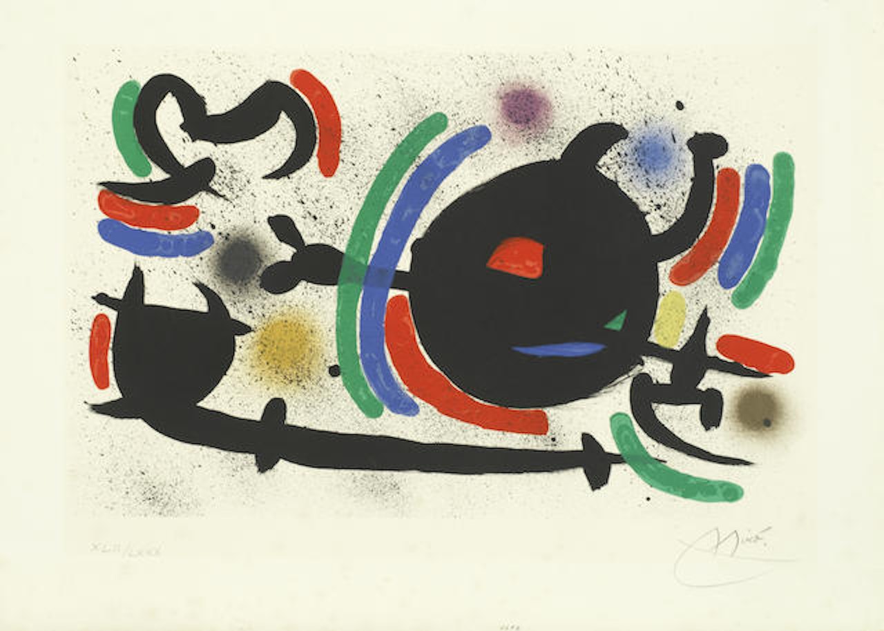 Lithographs I - plate 12 (Mourlot 866, Cramer 160) by Joan Miró