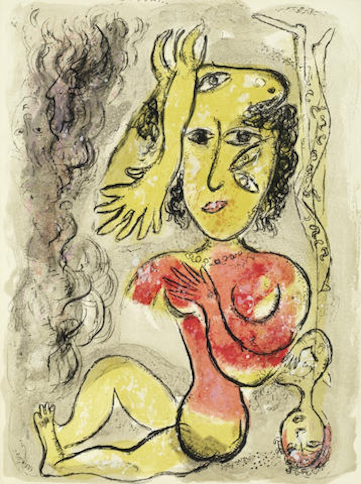 Plate 25, from 'Le Cirque' (Mourlot 515; Cramer 68) by Marc Chagall