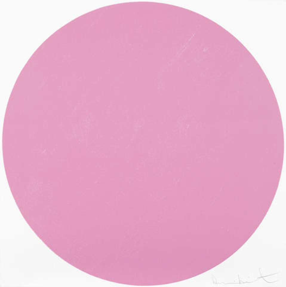 Quisqualic Pink by Damien Hirst