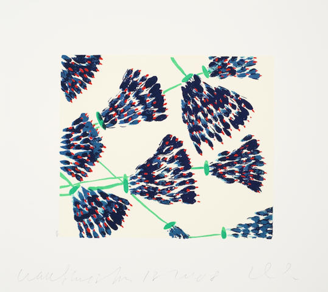 Four Plates from 'Wallflowers' by Donald Sultan