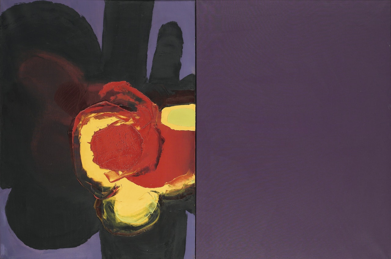 SANS TITRE (DIPTYQUE) by Luis Feito