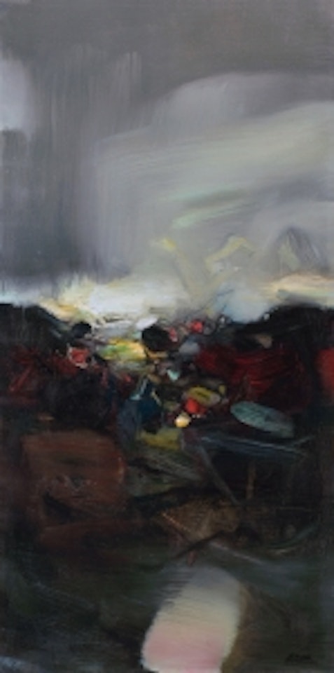 Composition No. 537 by Chu Teh-Chun