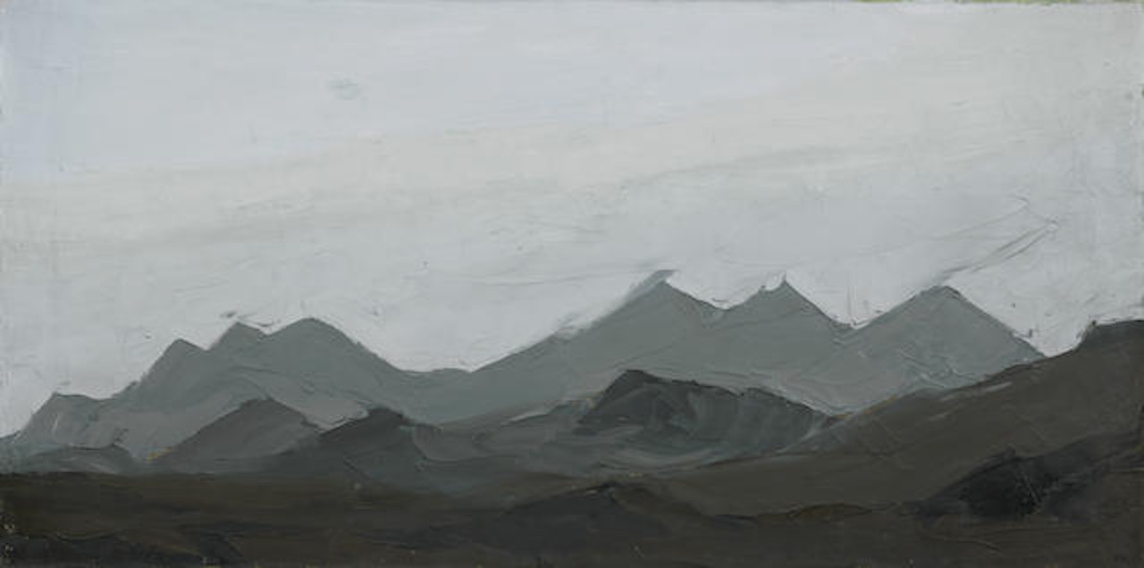 Snowdon from Capel Curig by Kyffin Williams