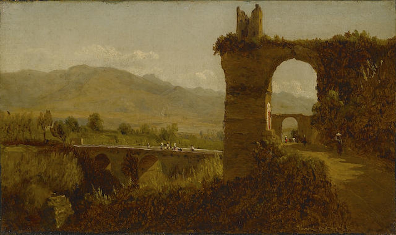 Arch of Nero at Tivoli from the West by Sanford Robinson Gifford