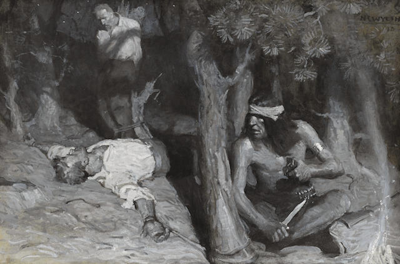 I Thank Him for the Knowledge That - I Shall Not Tell!... And, Perhaps,... I Shall Not Wholly Die....Perhaps"  by Newell Convers Wyeth