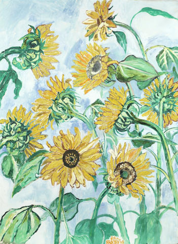 Sunflowers by John Bratby