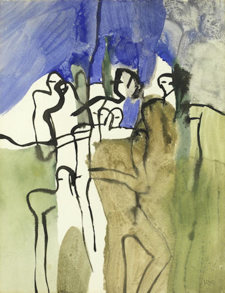 Heath Assembly, c.1973 by Keith Vaughan