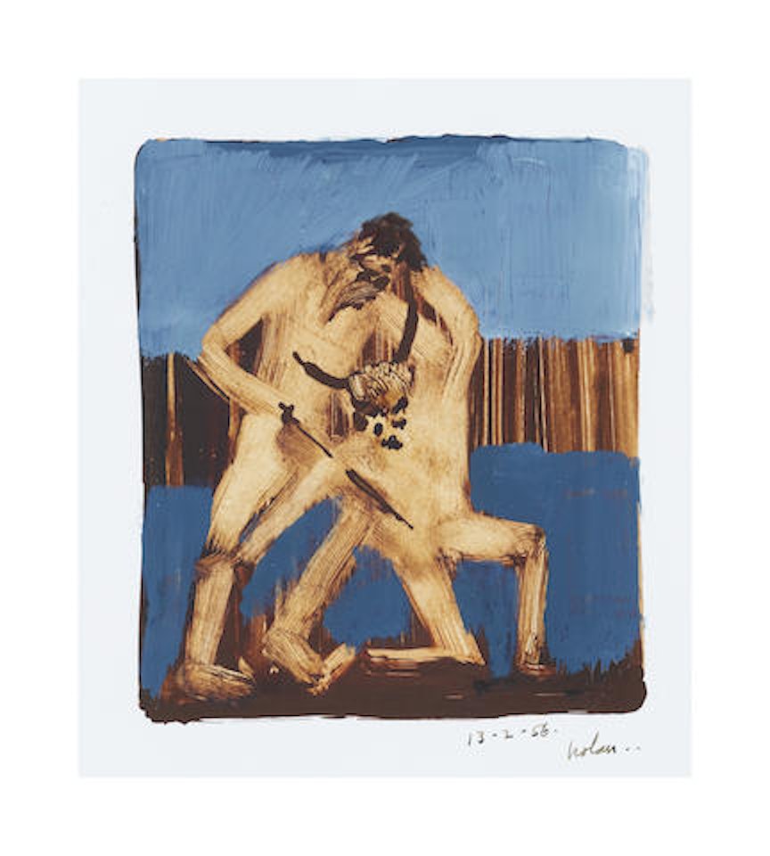 Theseus and Minotaur by Sidney Nolan