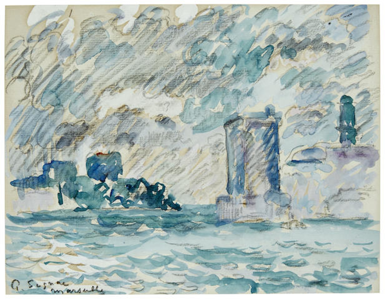 Marseille by Paul Signac