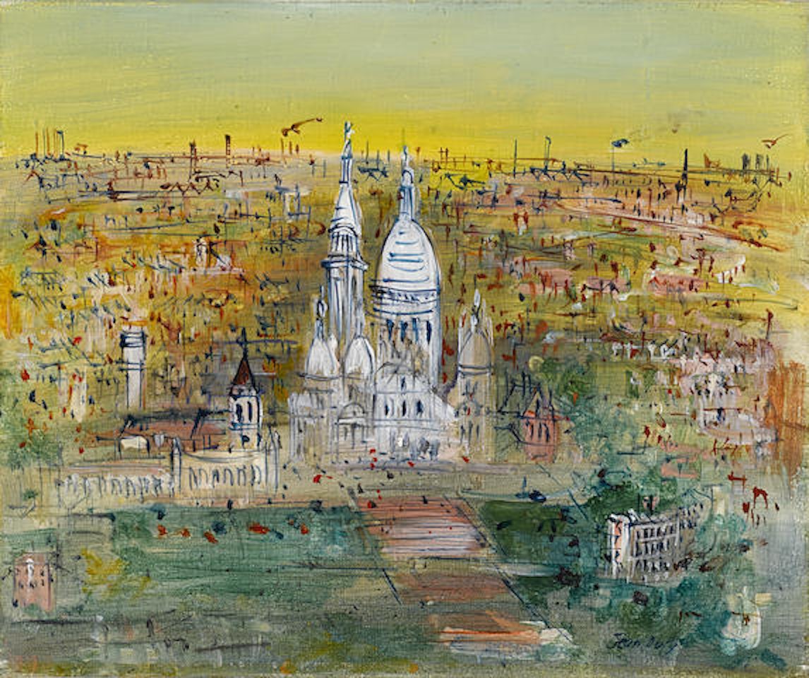 Montmartre, Le Sacré-Coeur by Jean Dufy