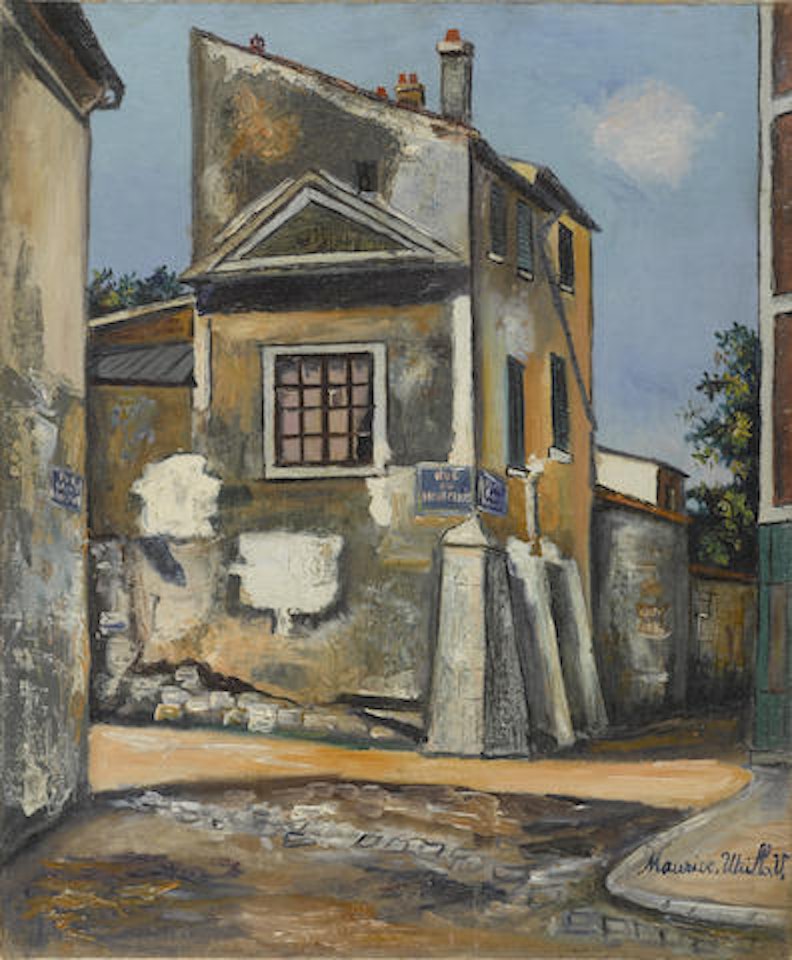 Carrefour de la rue Saint-Vincent by Maurice Utrillo