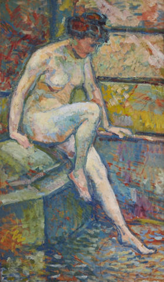 Baigneuse Assise by Theo van Rysselberghe