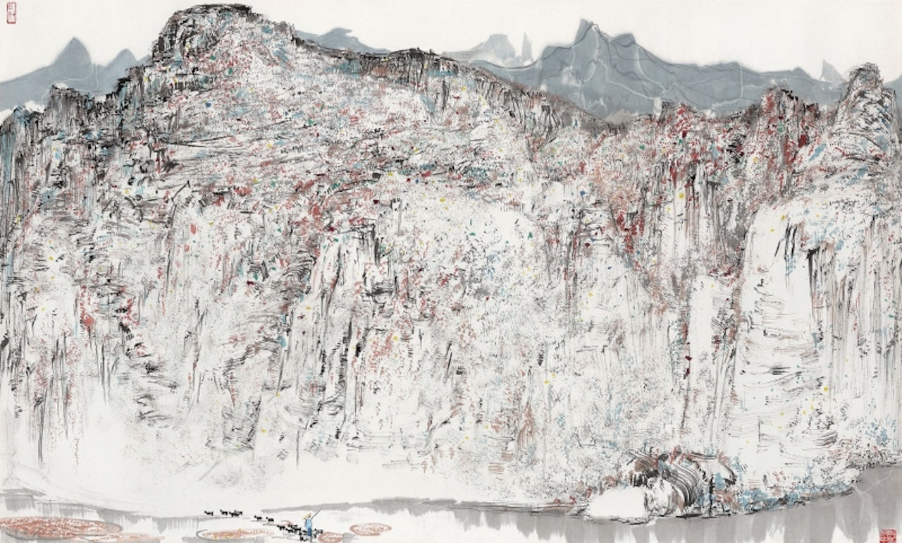 The Juma River in Shidu Town by Wu Guanzhong