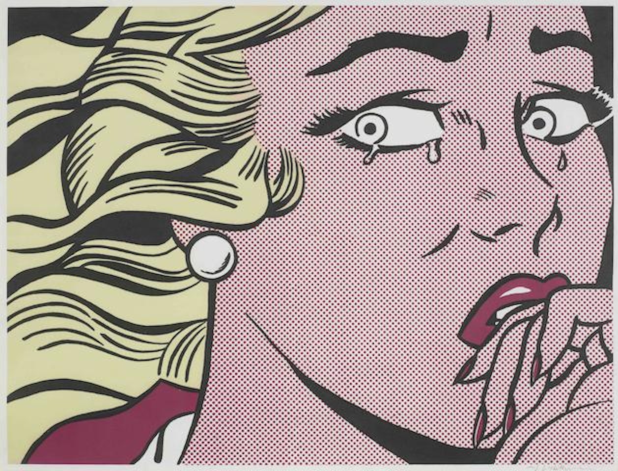 Crying Girl by Roy Lichtenstein