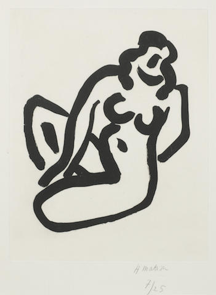 Nu accroupi I by Henri Matisse