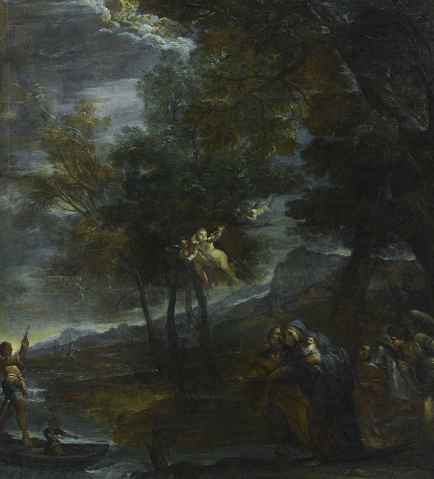 THE FLIGHT INTO EGYPT by BOLOGNESE SCHOOL