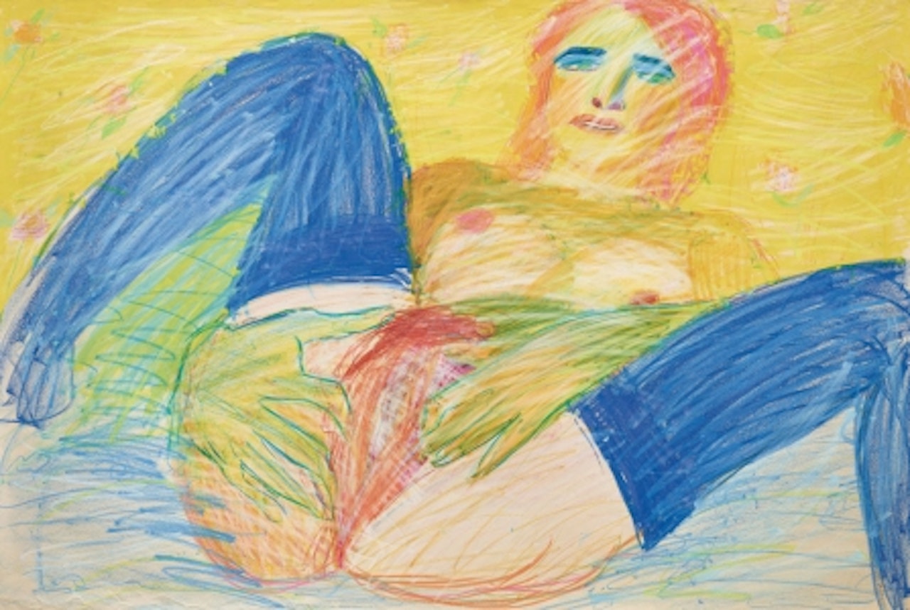 My Neon Cunt by Walasse Ting