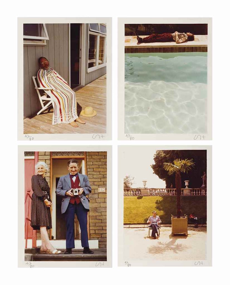 Four images from Twenty Photographic Pictures by David Hockney
