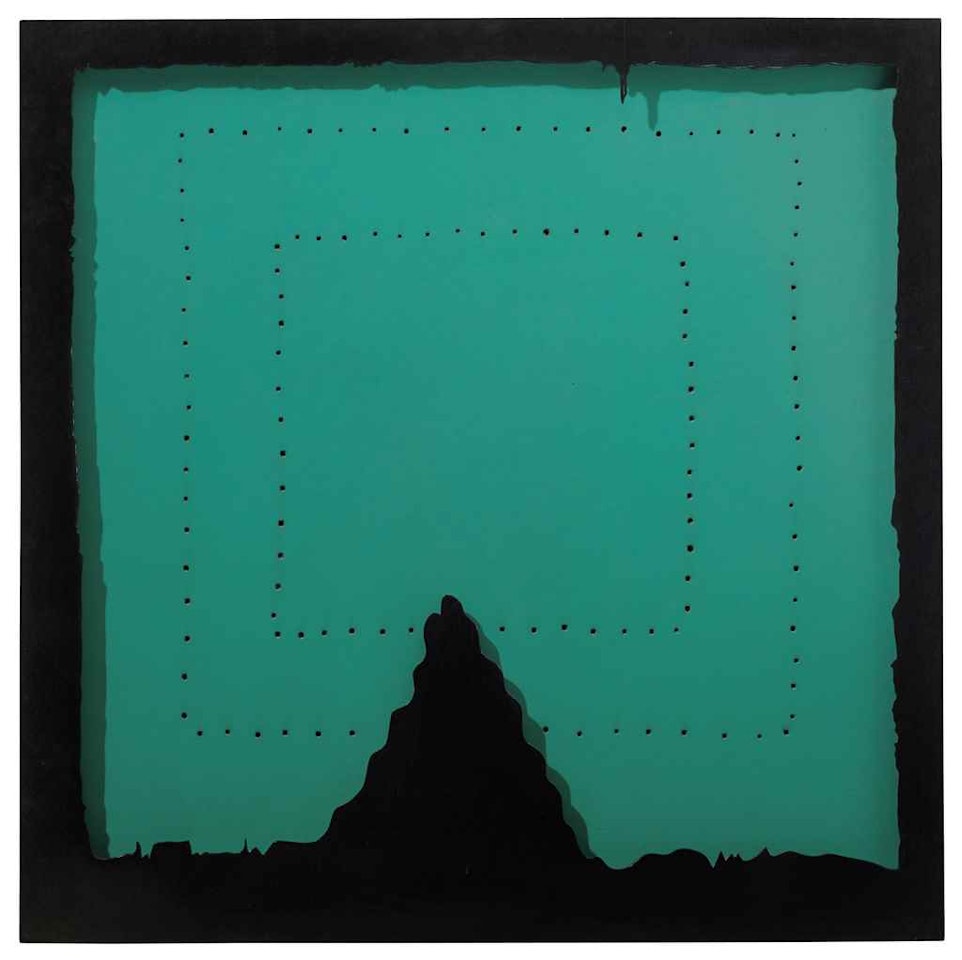 Concetto spaziale, Teatrino by Lucio Fontana