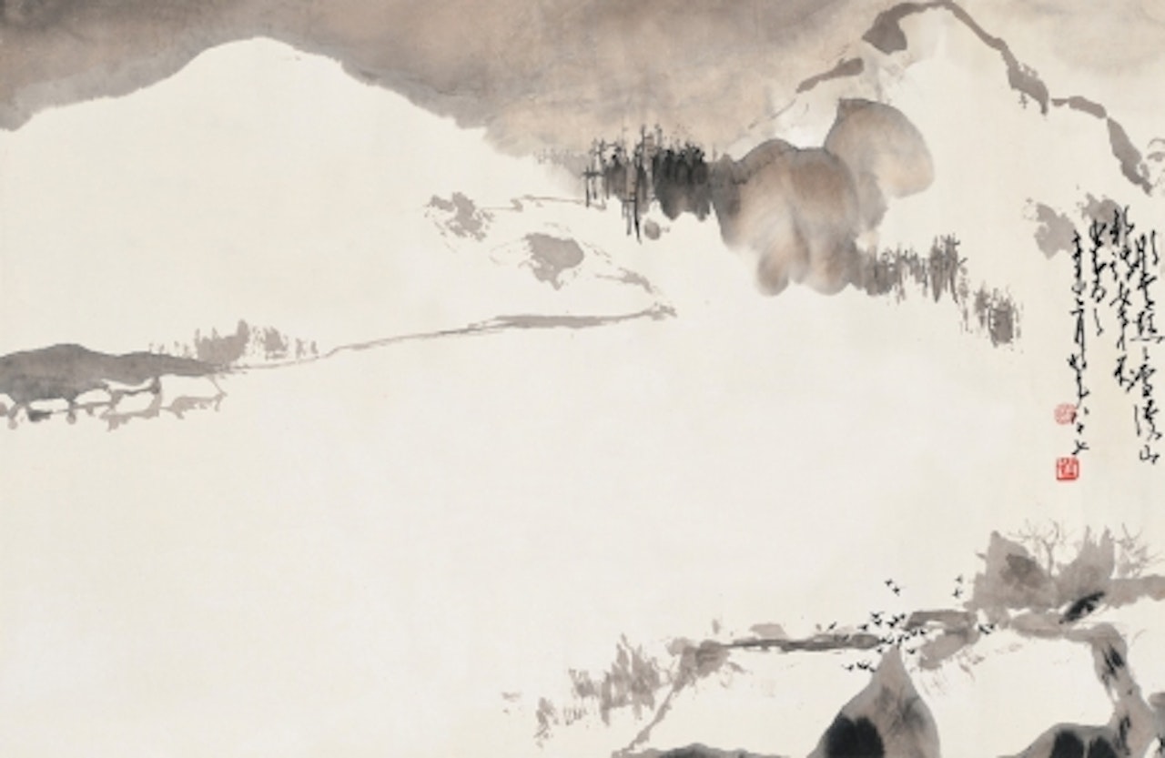 SNOW MOUNTAIN by Zhao Shao'ang