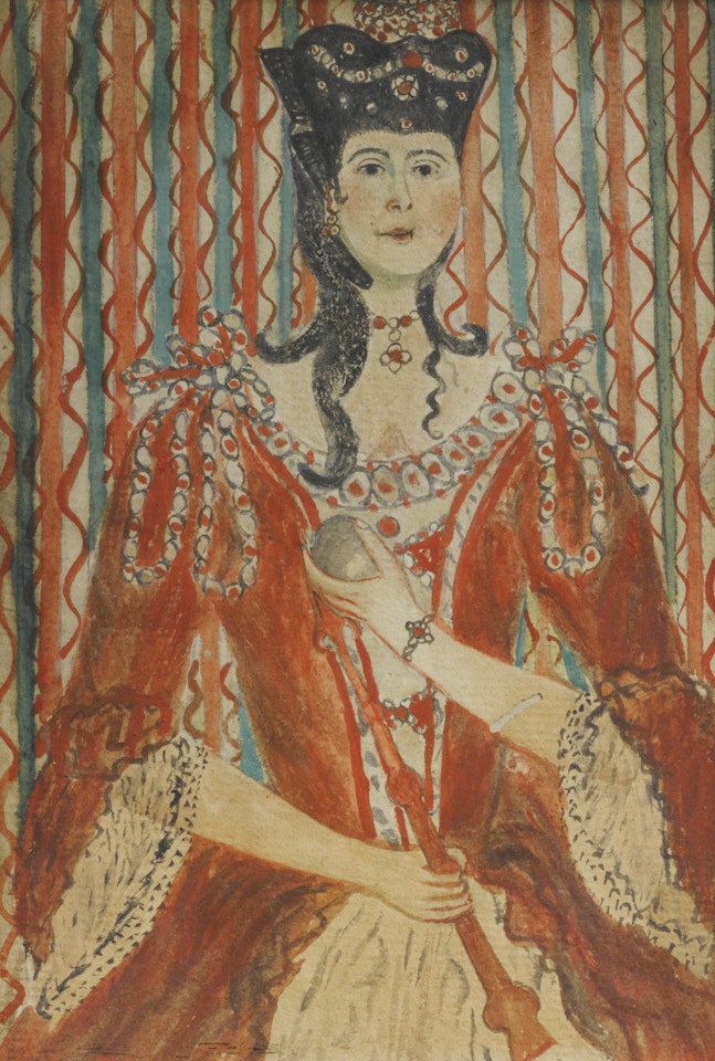 PORTRAIT OF QUEEN CHARLOTTE by English School