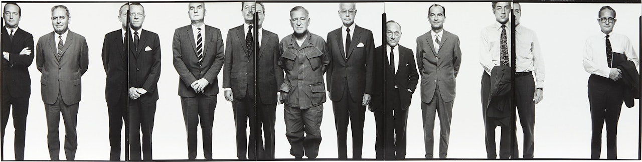 The Mission Council, Saigon, April 27, 1971 by Richard Avedon