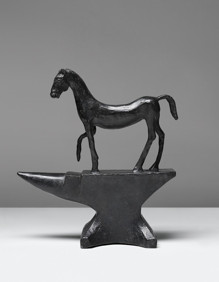 Horse on Anvil by Barry Flanagan