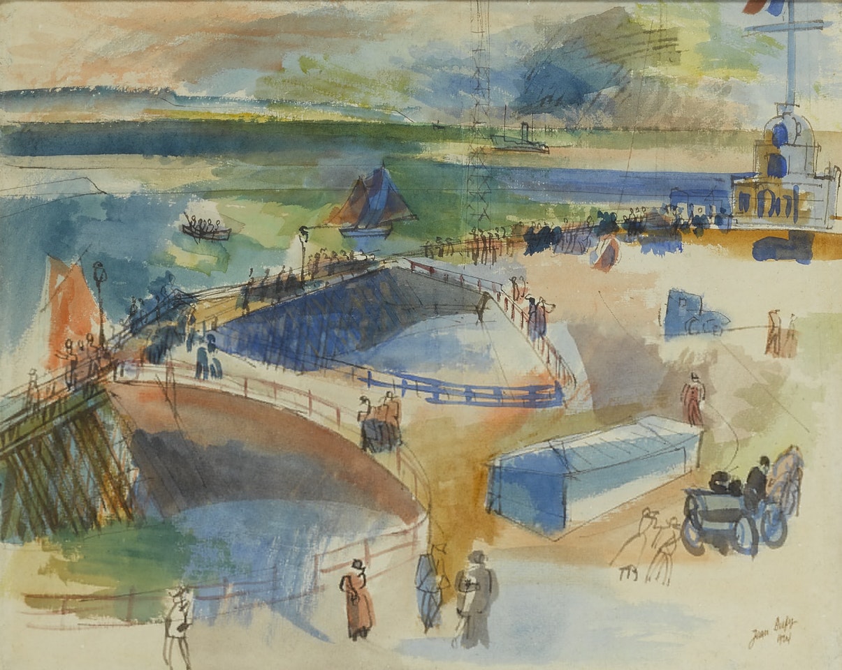 CHAUSSÉE JOHN KENNEDY AU HAVRE by Jean Dufy