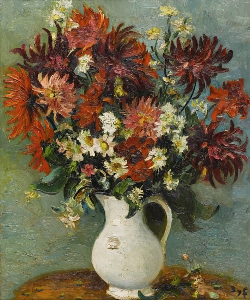 DAHLIAS by Marcel Dyf