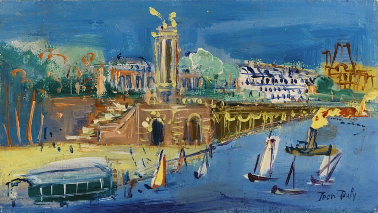 LE PONT ALEXANDRE III by Jean Dufy