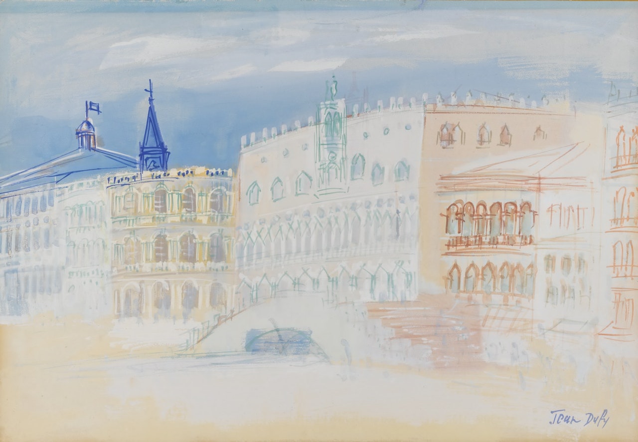 VENISE, LE PALAIS DES DOGES by Jean Dufy